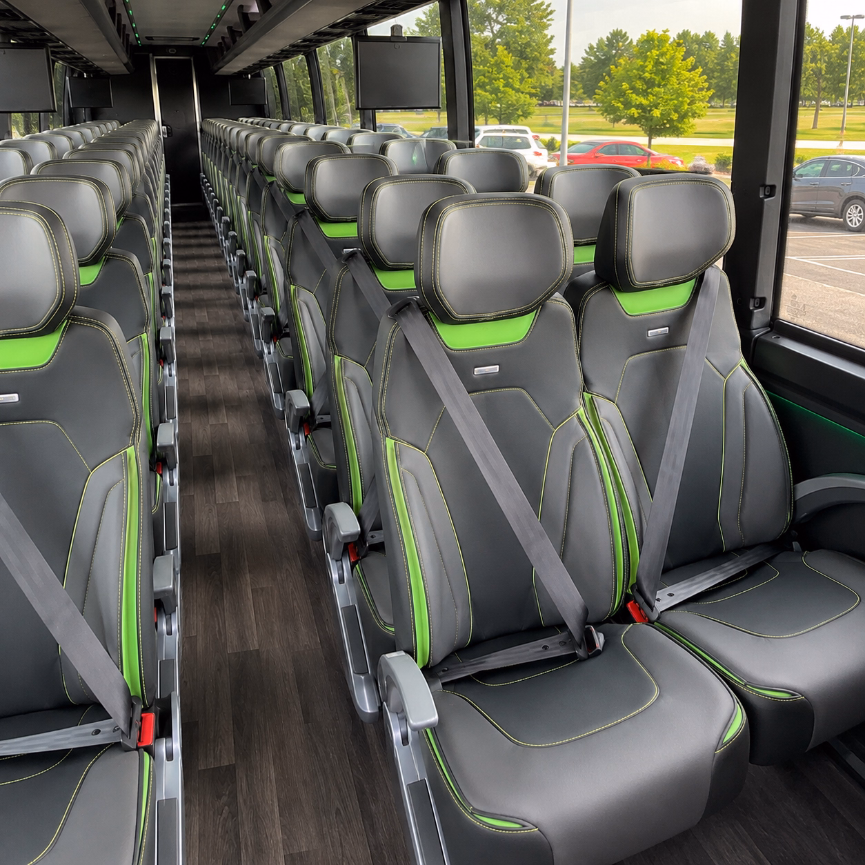 lexington charter bus interior