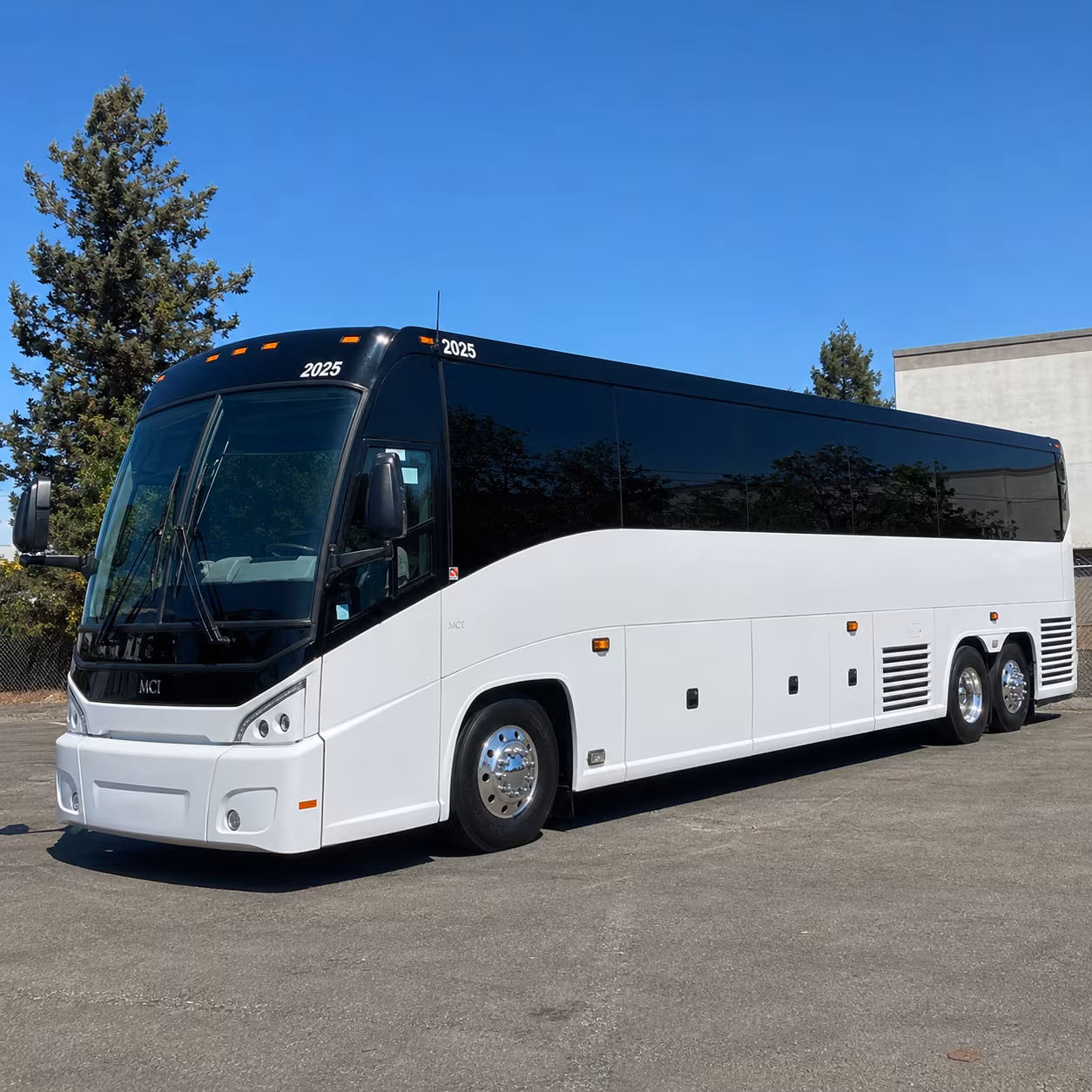 lexington charter bus services exterior